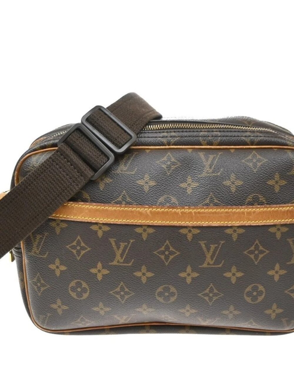 LOUIS VUITTON Reporter Crossbody Shoulder Bag Monogram Leather BN M45254 35SA260